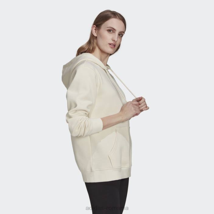 Adidas hanorac adicolor essentials fleece alb adidas femei alb 2JBN10314