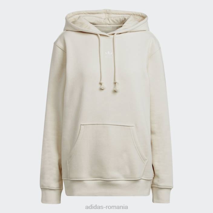 Adidas hanorac adicolor essentials fleece alb adidas femei alb 2JBN10314