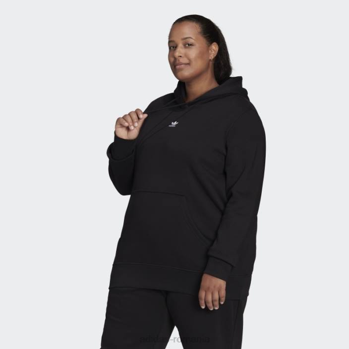 Adidas hanorac adicolor essentials (plus size) negru adidas femei negru 2JBN10038