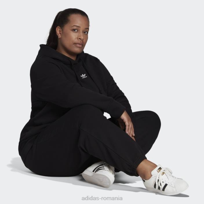 Adidas hanorac adicolor essentials (plus size) negru adidas femei negru 2JBN10038