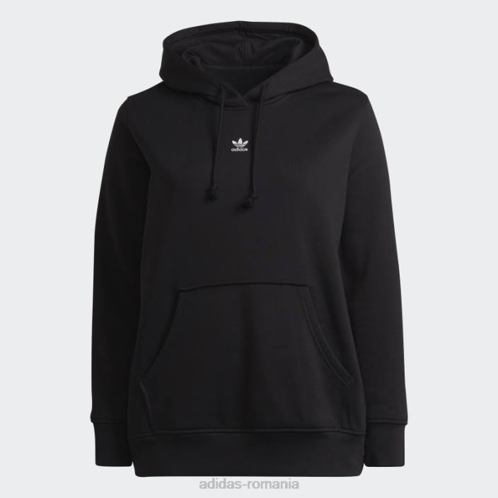 Adidas hanorac adicolor essentials (plus size) negru adidas femei negru 2JBN10038
