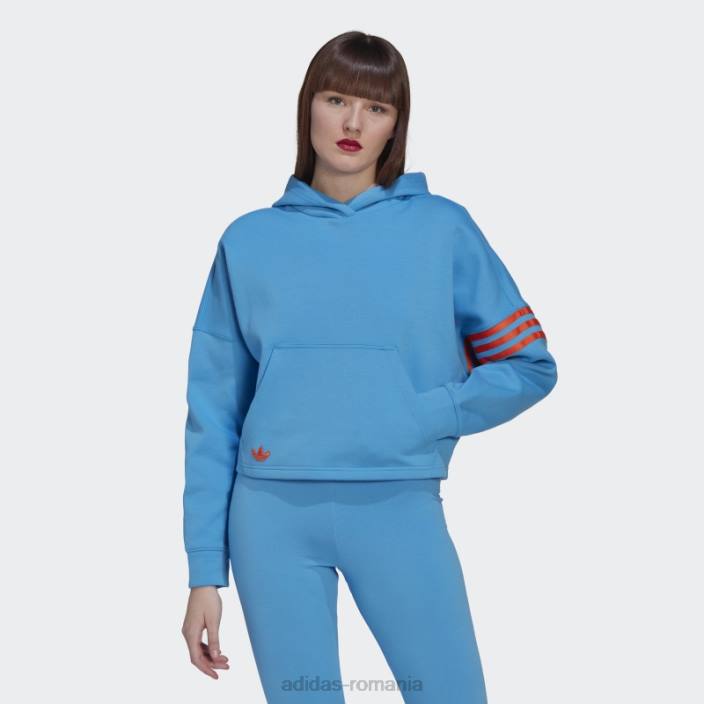 Adidas hanorac adicolor neuclassics albastru femei albastru 2JBN2948
