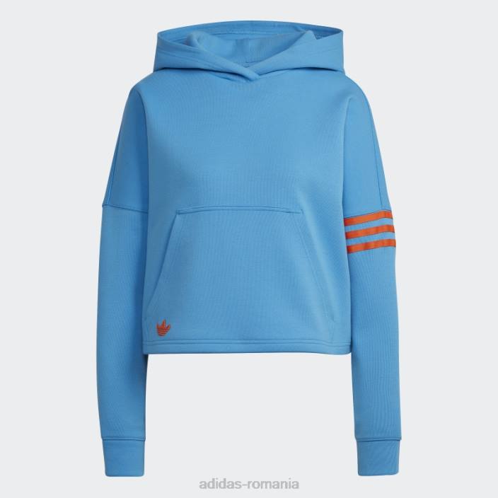 Adidas hanorac adicolor neuclassics albastru femei albastru 2JBN2948