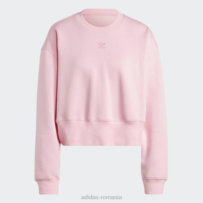 Adidas hanorac adidas adicolor essentials roz adevărat femei roz adevarat 2JBN9033