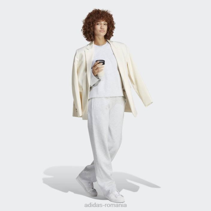 Adidas hanorac adidas premium essentials gri deschis femei erica gri deschis 2JBN16647