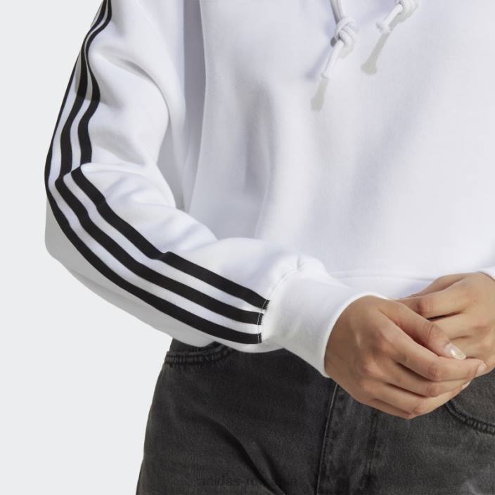 Adidas hanorac alb adicolor classics crop adidas femei alb 2JBN17415