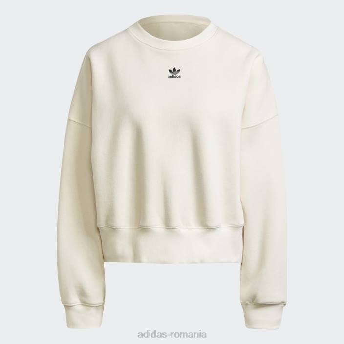 Adidas hanorac alb adicolor essentials fleece femei alb 2JBN10462