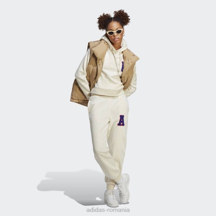 Adidas hanorac alb cu logo mel originals mic femei alb mel 2JBN10805