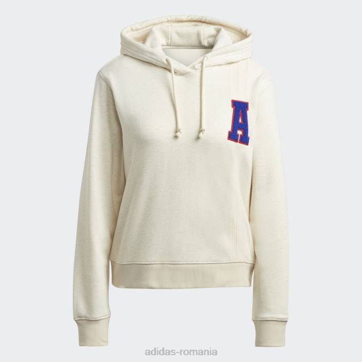 Adidas hanorac alb cu logo mel originals mic femei alb mel 2JBN10805