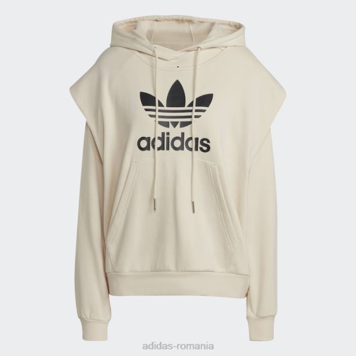 Adidas hanorac alb mereu original trefoil femei alb 2JBN8909