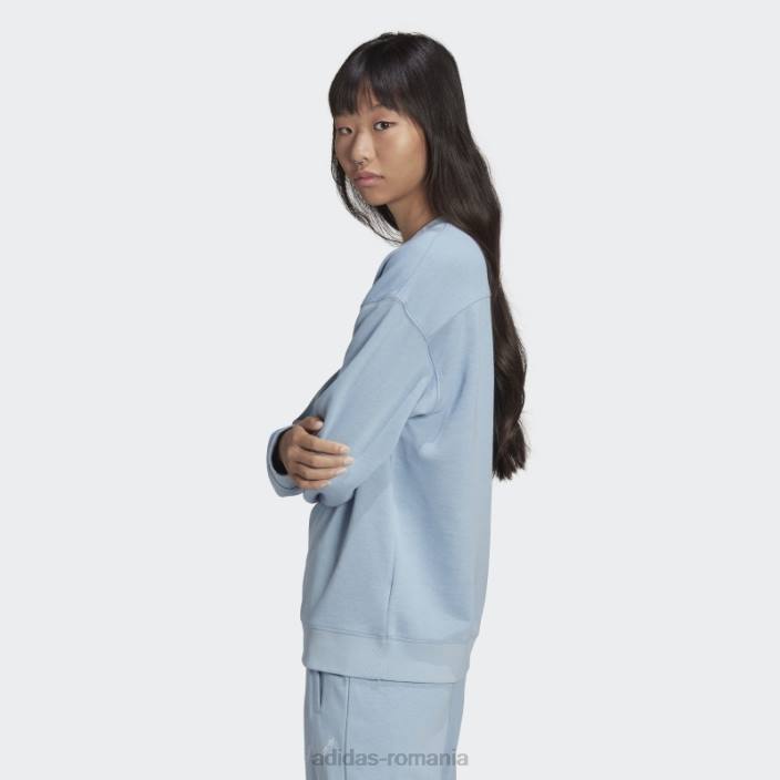 Adidas hanorac ambiental Sky Crew femei cerul ambiental 2JBN17555