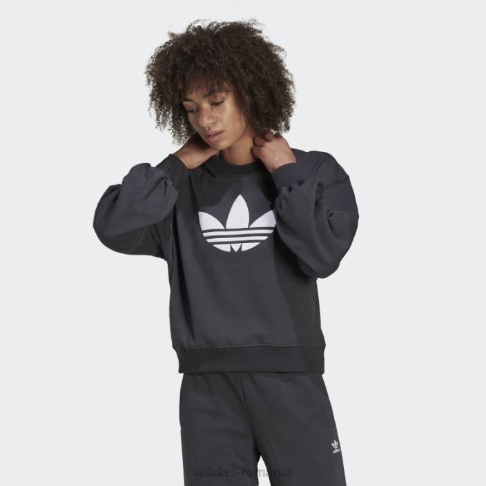 Adidas hanorac carbon crew femei carbon 2JBN3215