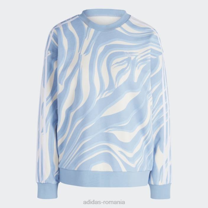 Adidas hanorac cu imprimeu animal, abstract sky ambiental femei cerul ambiental 2JBN9227