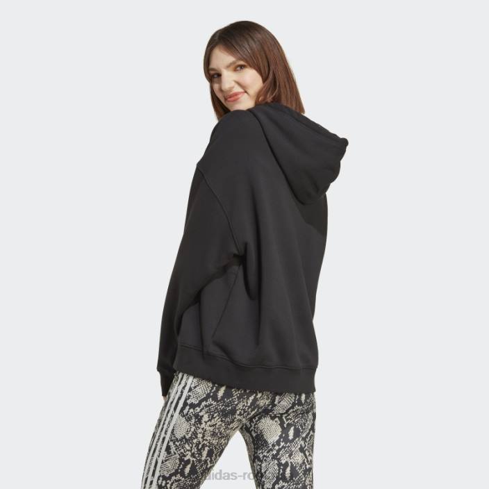 Adidas hanorac cu logo negru adidas femei negru 2JBN2382