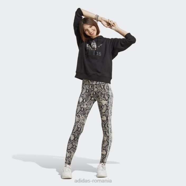 Adidas hanorac cu logo negru fashion femei negru 2JBN16410