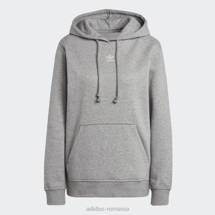 Adidas hanorac din fleece adicolor essentials gri mediu femei gri mediu 2JBN16444
