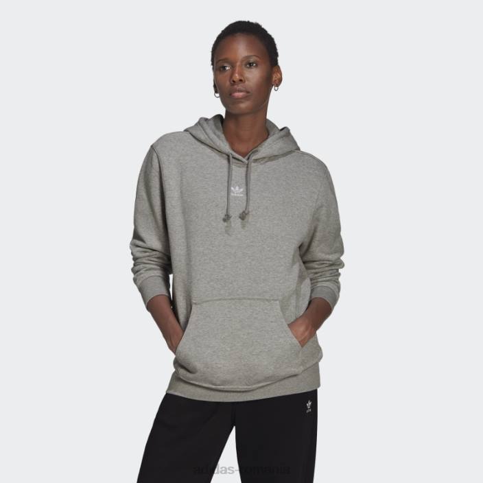 Adidas hanorac din fleece adicolor essentials gri mediu femei gri mediu 2JBN9257