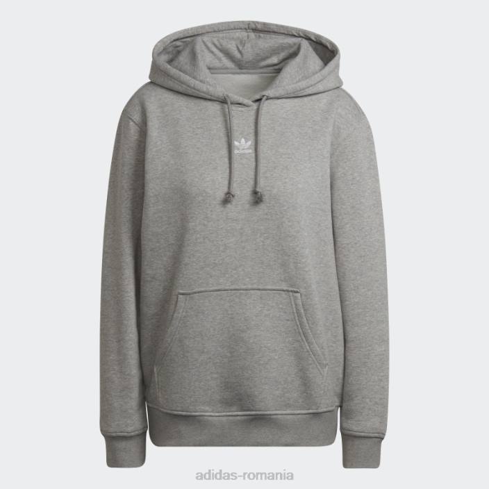 Adidas hanorac din fleece adicolor essentials gri mediu femei gri mediu 2JBN9257