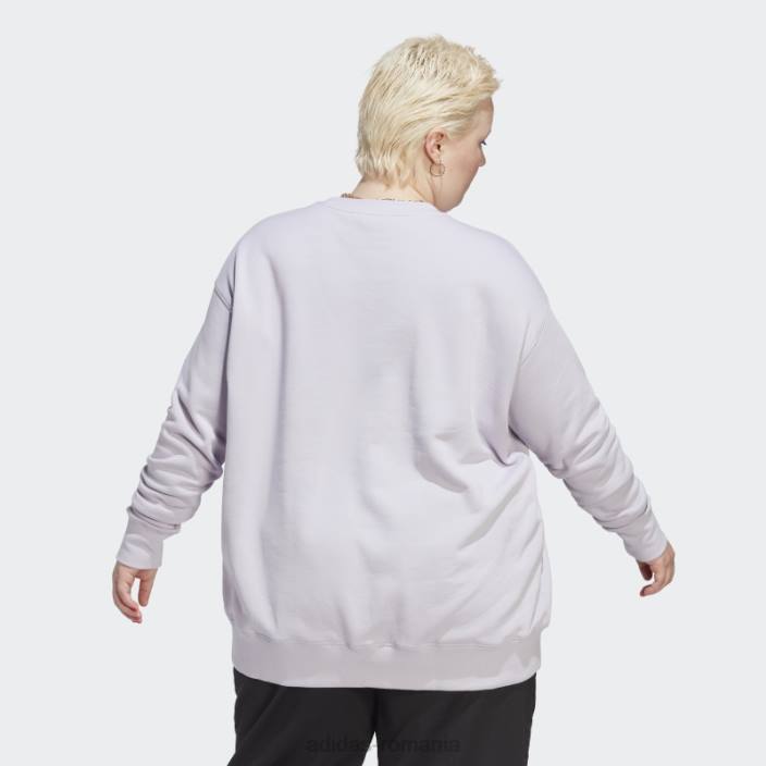 Adidas hanorac mereu original (plus size) argintiu zori femei zori argintii 2JBN9884