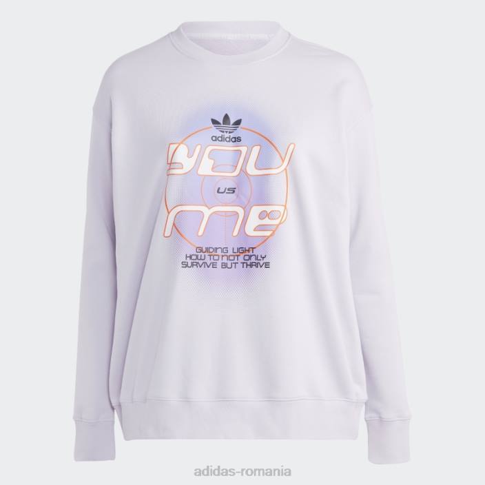 Adidas hanorac mereu original (plus size) argintiu zori femei zori argintii 2JBN9884