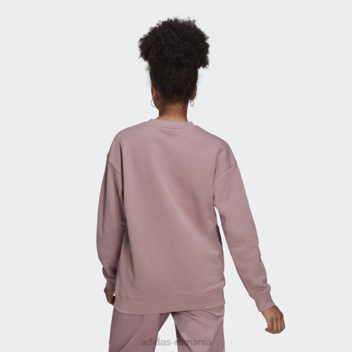 Adidas hanorac mov trefoil crew femei mov 2JBN10301