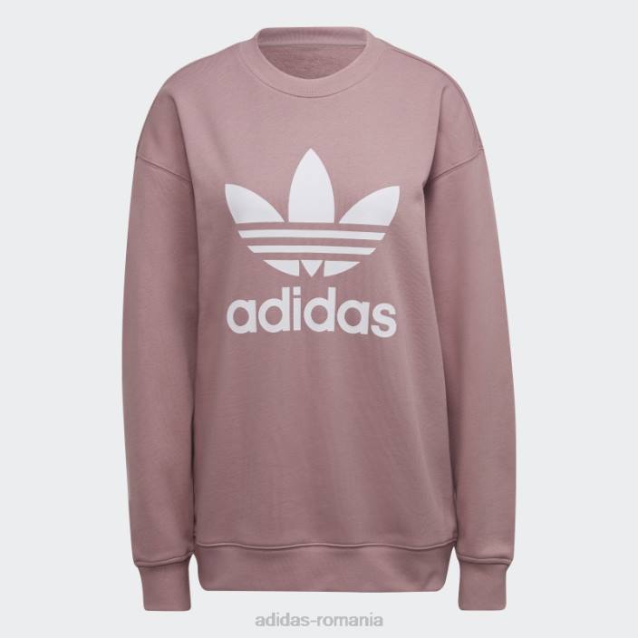 Adidas hanorac mov trefoil crew femei mov 2JBN10301