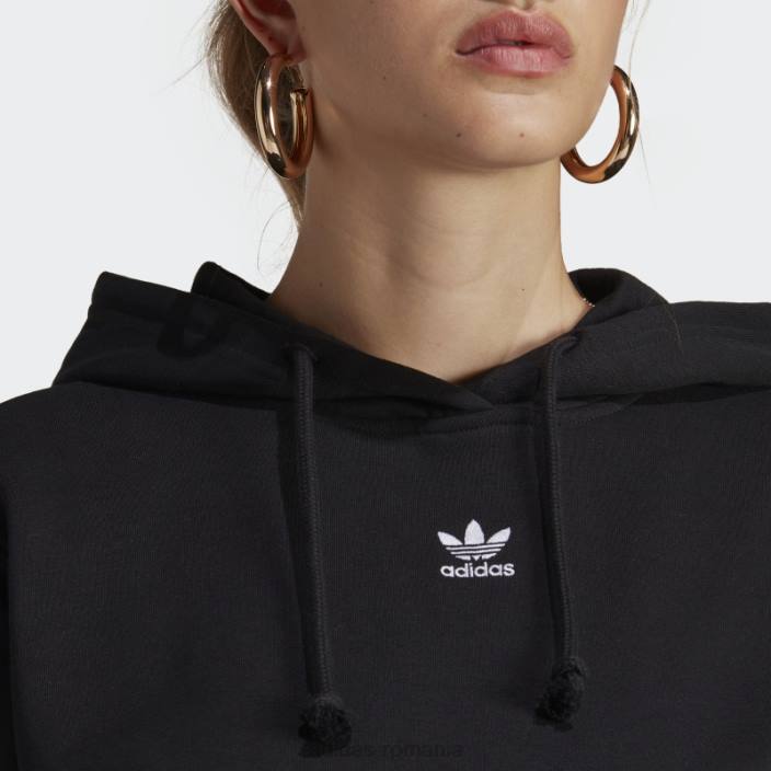 Adidas hanorac negru adicolor essentials fleece adidas femei negru 2JBN16389