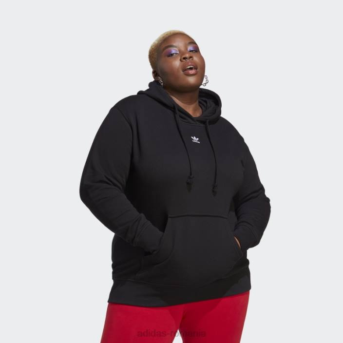 Adidas hanorac negru adicolor essentials regulat (plus size) adidas femei negru 2JBN16527