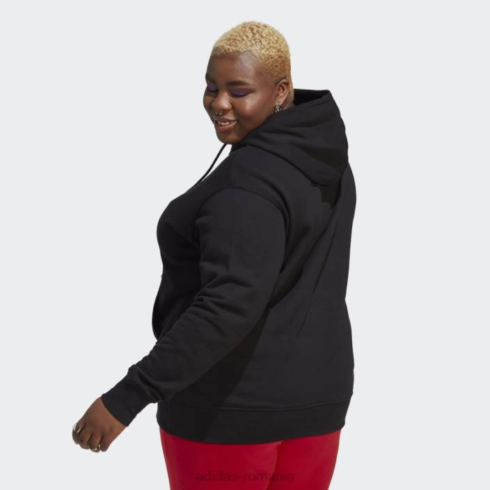 Adidas hanorac negru adicolor essentials regulat (plus size) adidas femei negru 2JBN16527