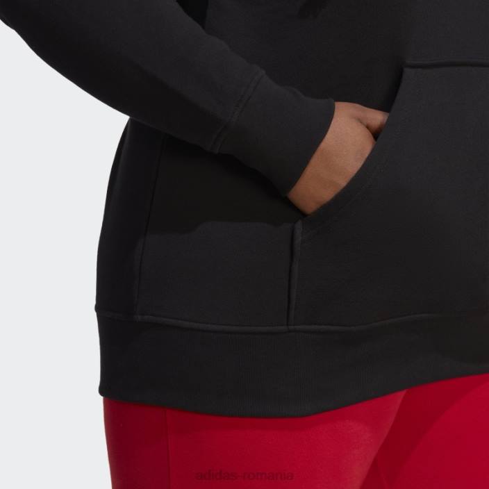 Adidas hanorac negru adicolor essentials regulat (plus size) adidas femei negru 2JBN16527