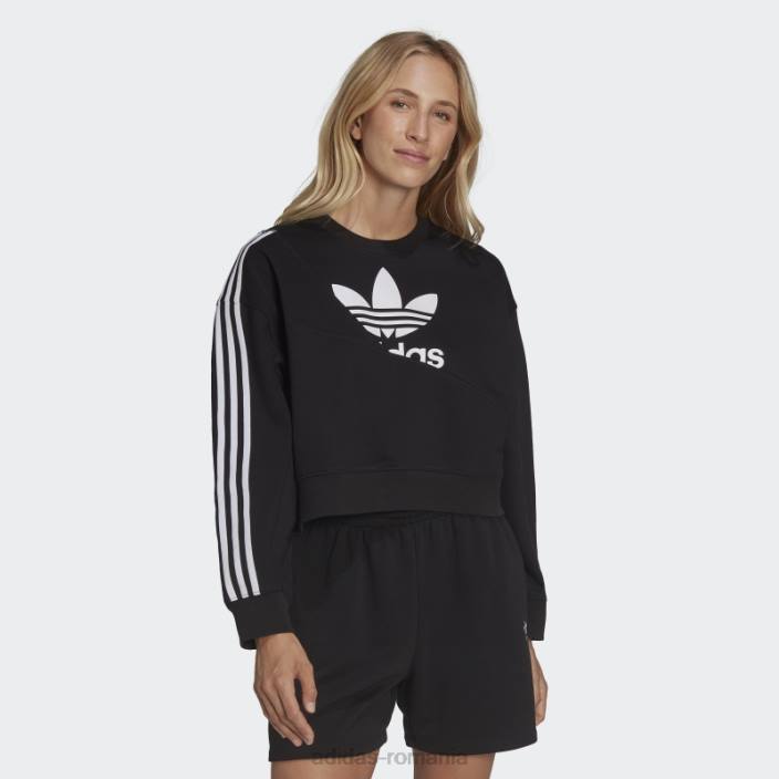 Adidas hanorac negru adicolor split trefoil adidas femei negru 2JBN3165