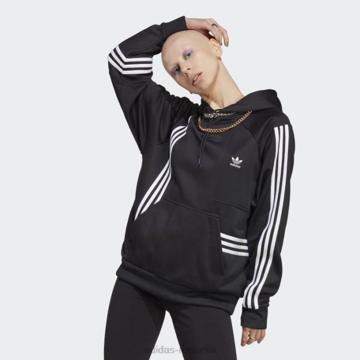 Adidas hanorac negru femei negru 2JBN17435