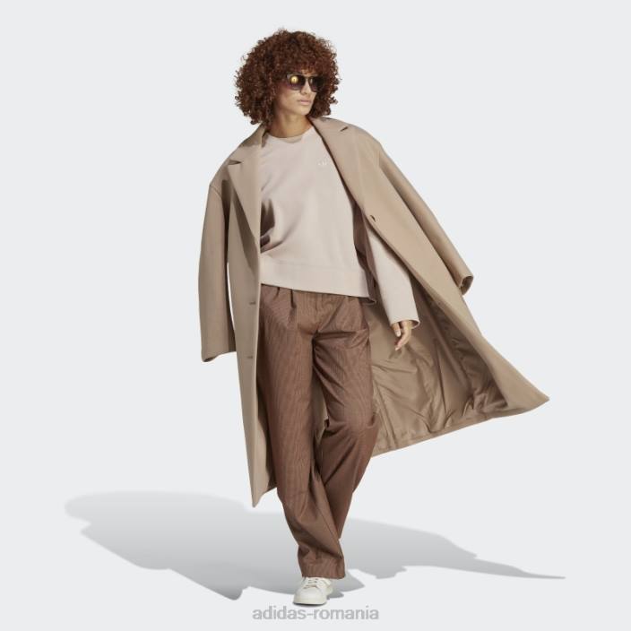 Adidas hanorac premium essentials crew taupe adidas femei taupe 2JBN16500