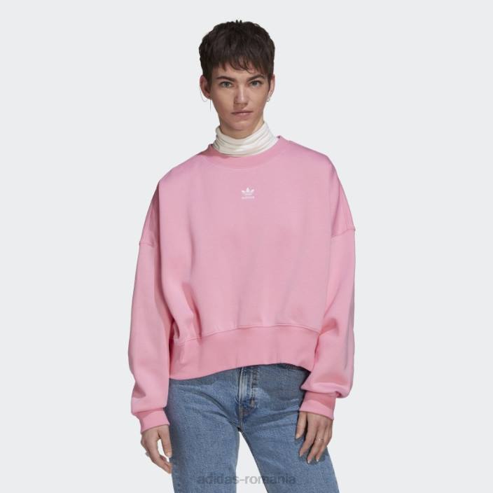 Adidas hanorac roz adicolor essentials fleece femei roz 2JBN3760