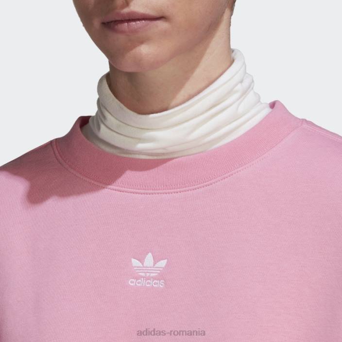 Adidas hanorac roz adicolor essentials fleece femei roz 2JBN3760