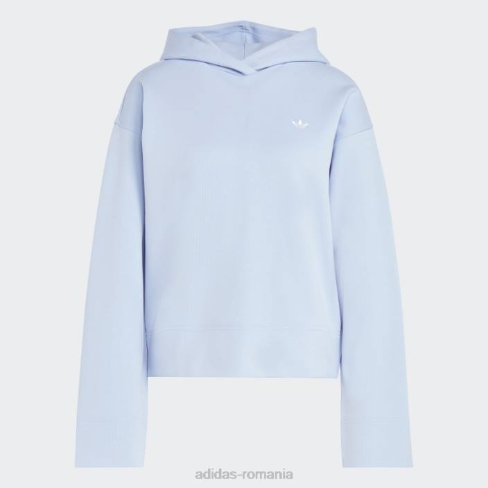 Adidas hanorac scurt premium essentials albastru alba adidas femei zori albastre 2JBN9216