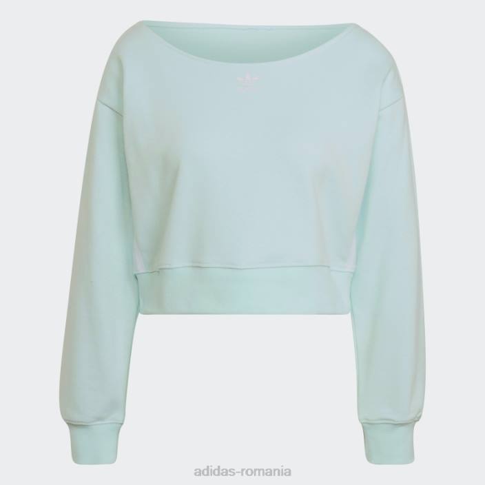 Adidas hanorac slouchy crew menta adidas femei mentă 2JBN2691