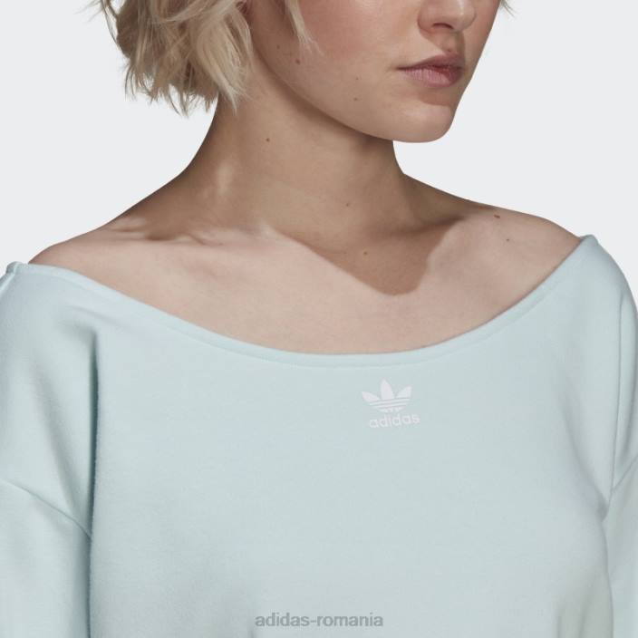 Adidas hanorac slouchy crew menta adidas femei mentă 2JBN2691