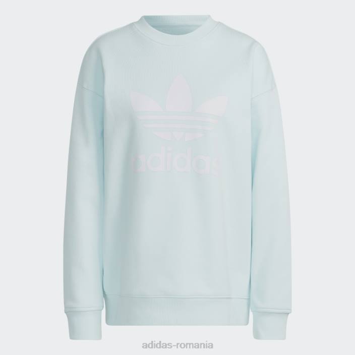 Adidas hanorac tip trefoil albastru femei albastru 2JBN17525