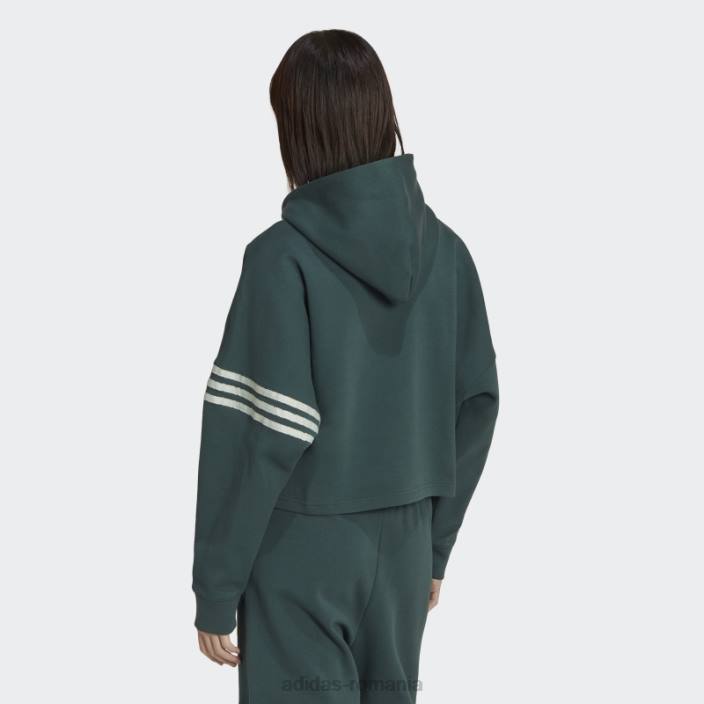 Adidas hanorac verde mineral adicolor neuclassics femei verde mineral 2JBN17578