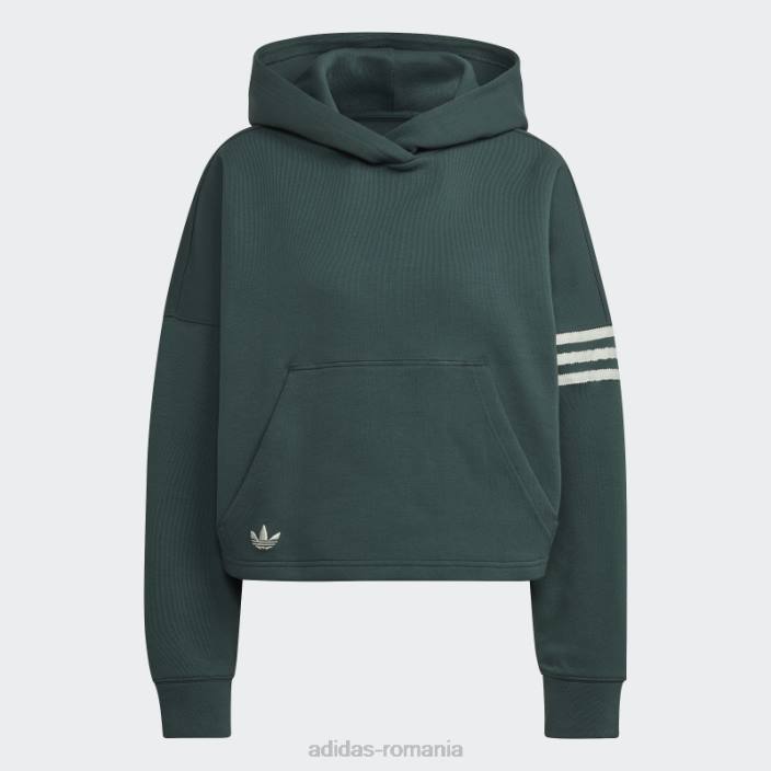 Adidas hanorac verde mineral adicolor neuclassics femei verde mineral 2JBN17578