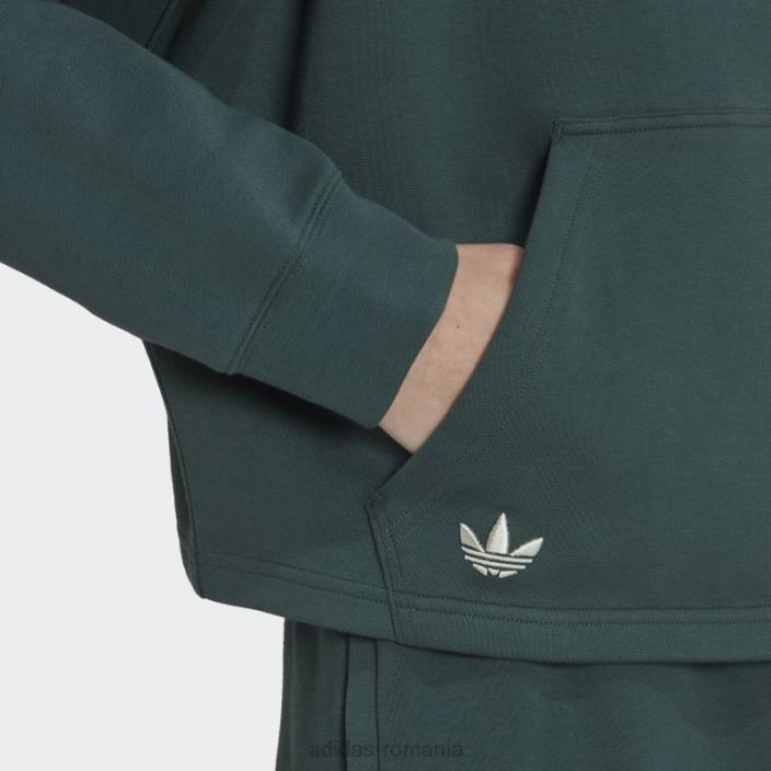 Adidas hanorac verde mineral adicolor neuclassics femei verde mineral 2JBN17578
