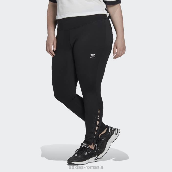 Adidas intotdeauna originali jambiere 7/8 (plus marime) negri femei negru 2JBN10766