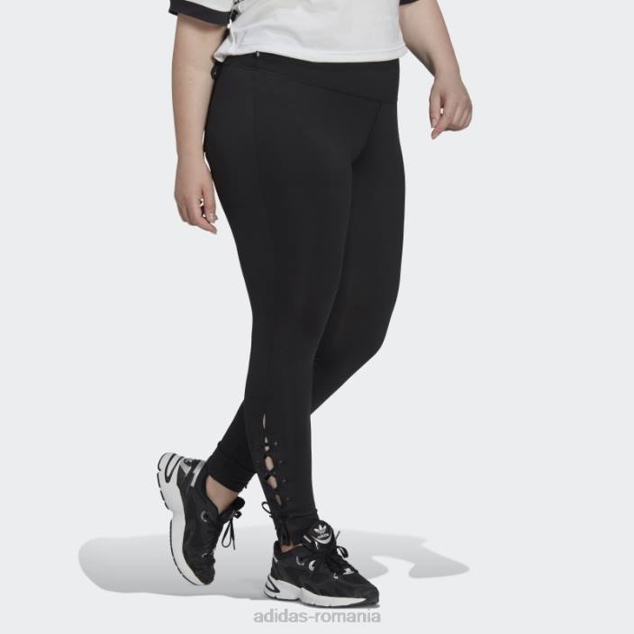 Adidas intotdeauna originali jambiere 7/8 (plus marime) negri femei negru 2JBN10766