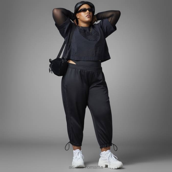 Adidas intotdeauna pantaloni originali (plus size) negri femei negru 2JBN10058
