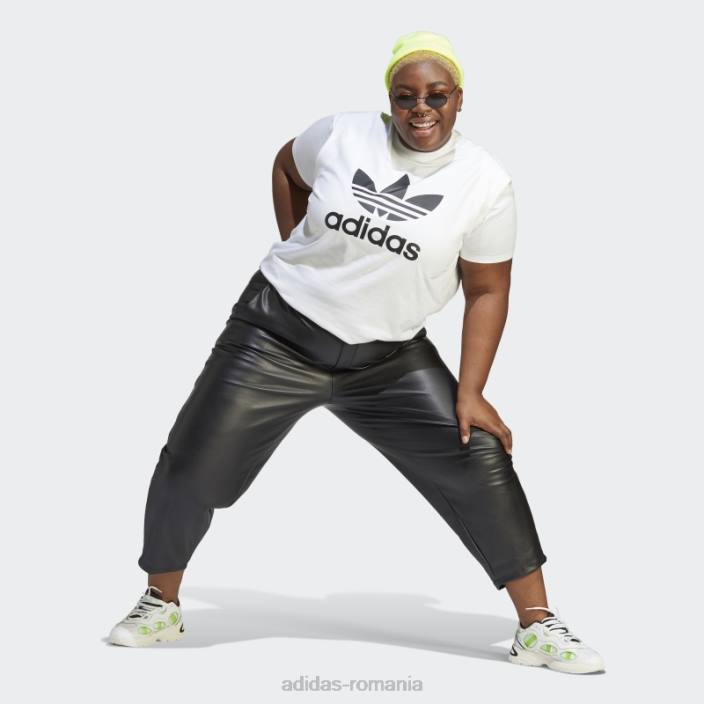 Adidas intotdeauna tricou original (plus marime) alb adidas femei alb 2JBN17478
