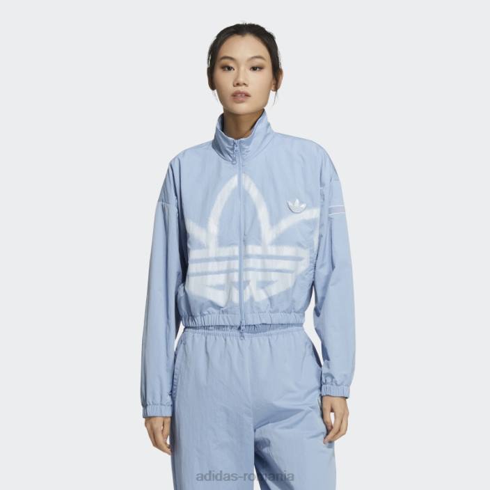 Adidas jachetă adicolor ambiental sky femei cer ambiental/albastru 2JBN2761