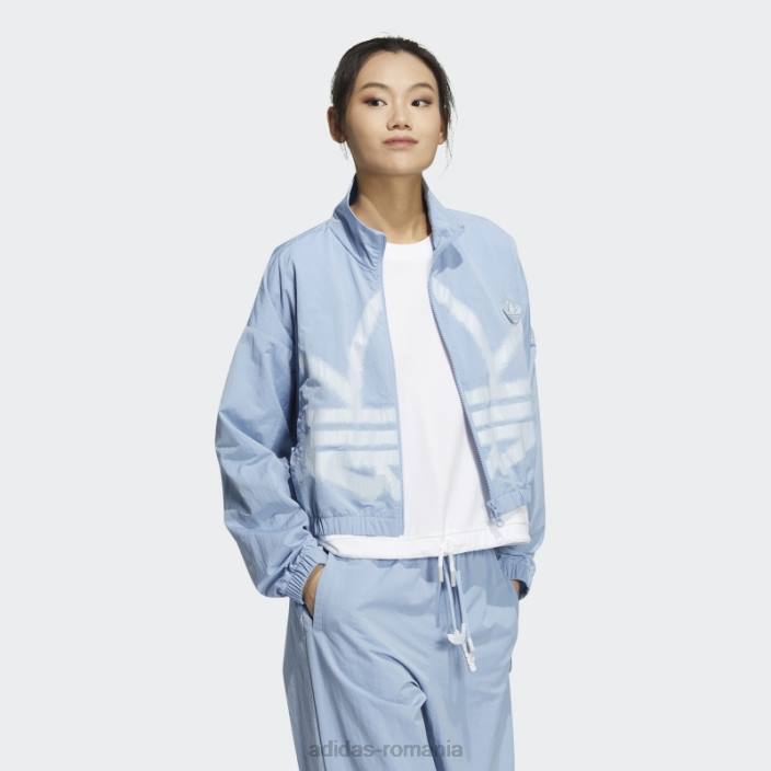 Adidas jachetă adicolor ambiental sky femei cer ambiental/albastru 2JBN2761
