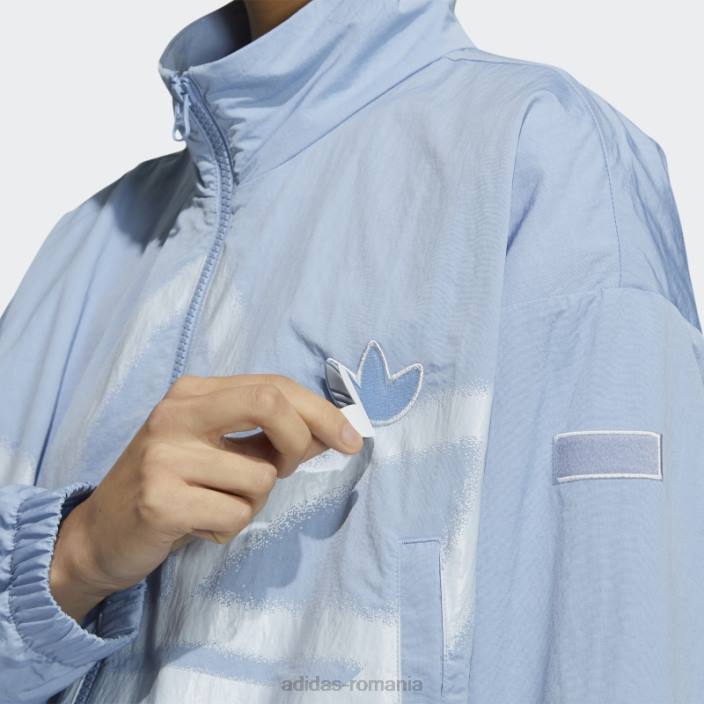 Adidas jachetă adicolor ambiental sky femei cer ambiental/albastru 2JBN2761