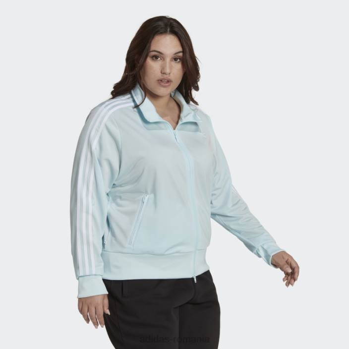 Adidas jachetă adicolor classics firebird primeblue (plus mărime) albastru adidas femei albastru 2JBN10788